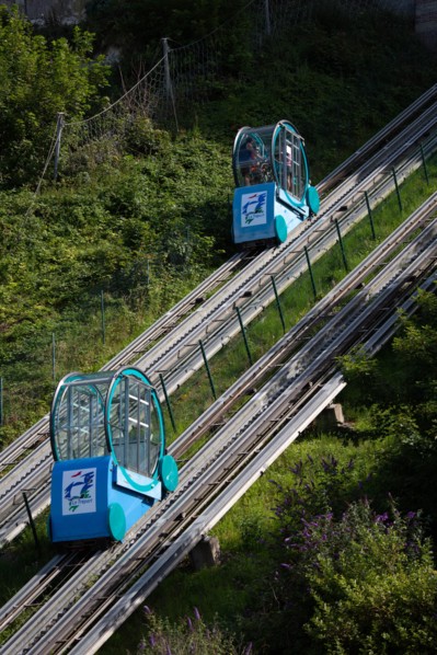 Funicular in Le Tréport, Seine Maritime