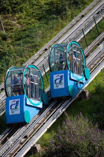 Funicular in Le Tréport, Seine Maritime
