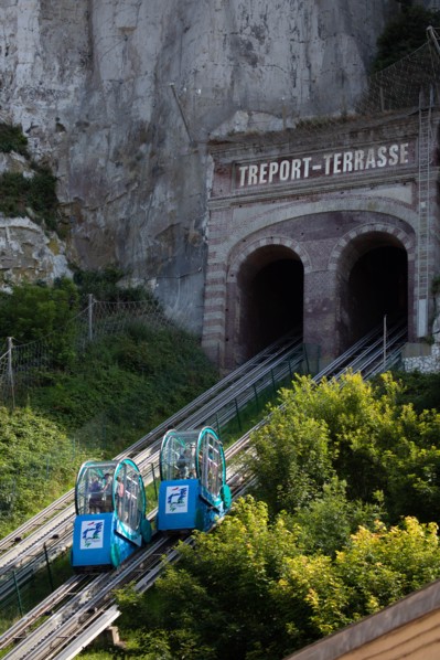 Funicular in Le Tréport, Seine Maritime