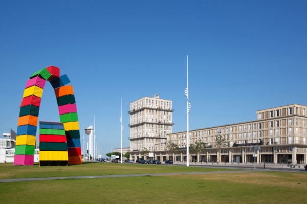 Ganivet, Catène de containers