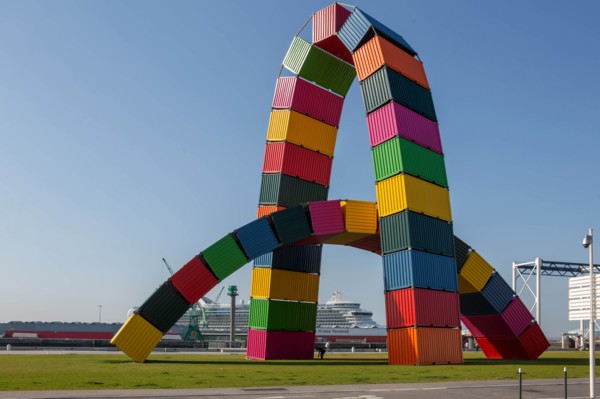 Ganivet, Catène de containers
