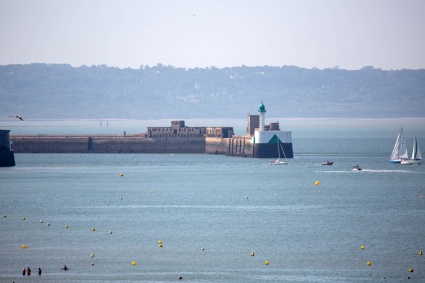 Beach in Sainte-Adresse, Seine Maritime