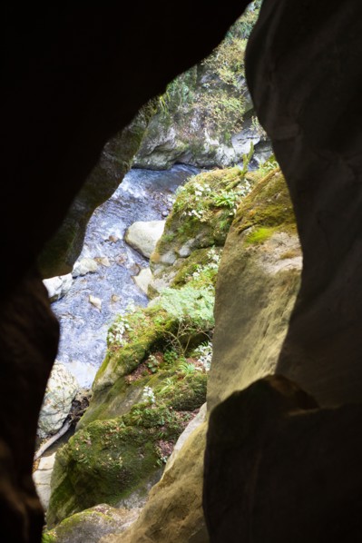 La Vernaz, Haute-Savoie, site des grottes du Pont du Diable