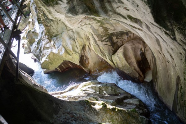 La Vernaz, Haute-Savoie, site des grottes du Pont du Diable