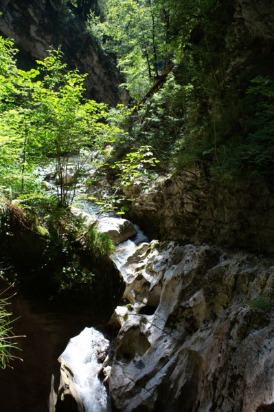 La Vernaz, Haute-Savoie, site des grottes du Pont du Diable