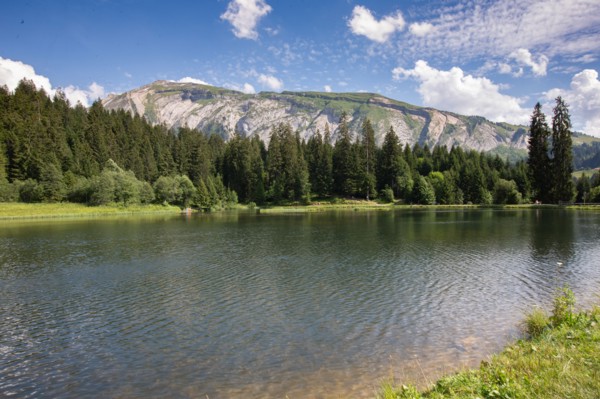 Morzine, Haute-Savoie, site of the Lac des Mines d'Or, the Rouleau de Bostan