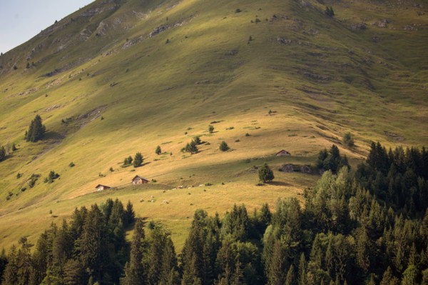 Morzine, Haute-Savoie, site of the Lac des Mines d'Or, the Rouleau de Bostan