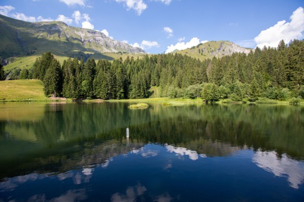 Morzine, Haute-Savoie, site of the Lac des Mines d'Or, the Rouleau de Bostan