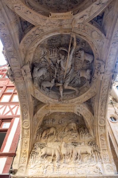 Rouen (Seine Maritime), rue du Gros Horloge