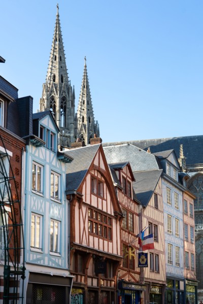 Rouen (Seine Maritime), rue des Boucheries Saint-Ouen