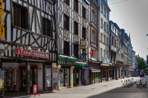 Rouen (Seine Maritime), rue de l'Hôpital