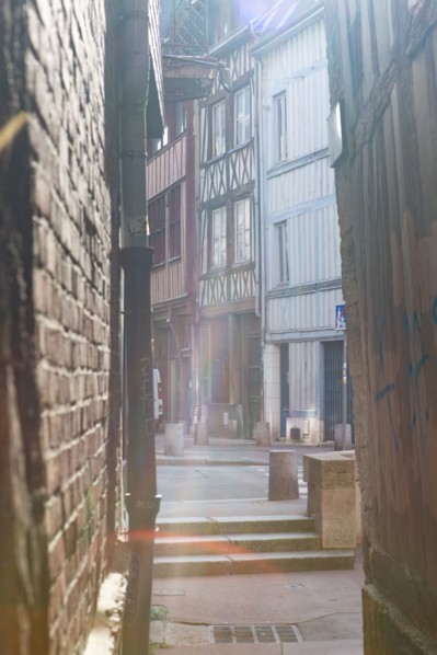 Rouen (Seine Maritime), rue du Petit Mouton