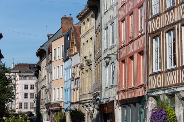 Rouen (Seine Maritime), rue Eau de Robec