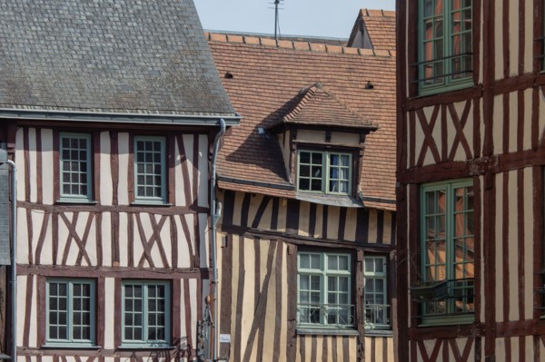 Rouen (Seine Maritime), angle of the Rue Molière and rue Martainville