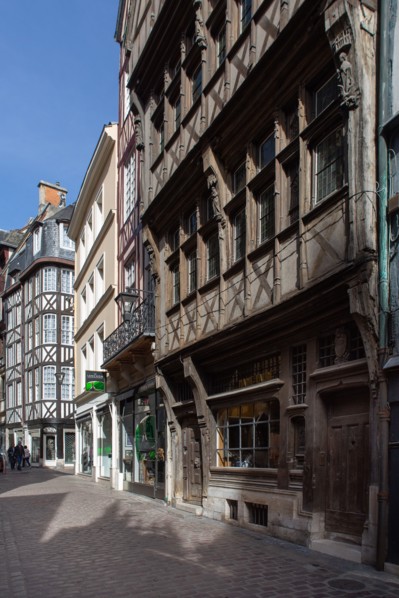 Rouen (Seine Maritime), rue Saint-Romain