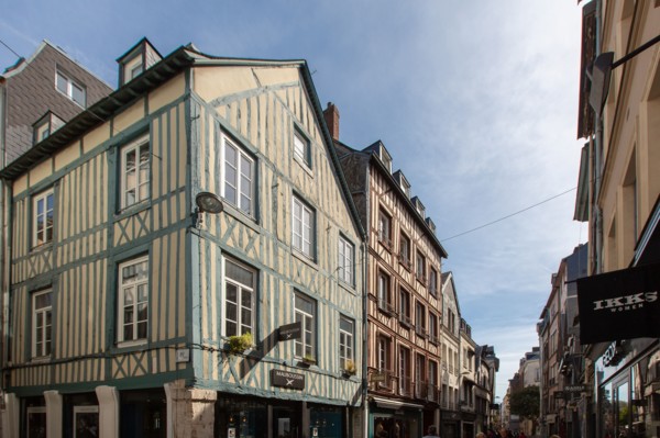 Rouen (Seine Maritime), rue de l'Hôpital