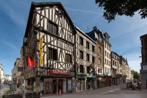Rouen (Seine Maritime), rue de l'Hôpital