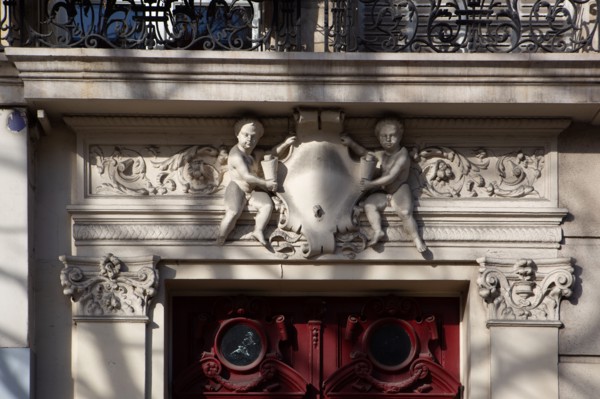 Paris, carved pediment