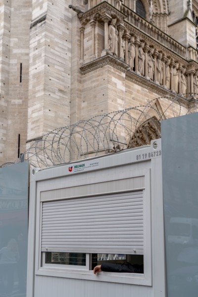 Cathédrale Notre-Dame de Paris, one year after the fire on the evening of 15 April 2019