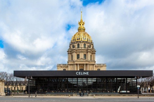 Paris, ephemeral boutique Céline near the Invalides