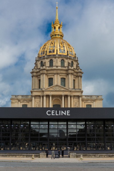 Paris, ephemeral boutique Céline near the Invalides