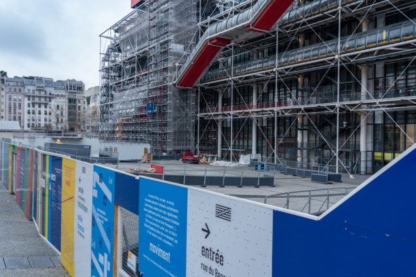 Paris, Centre Pompidou fermé pour cause d’épidémie de coronavirus