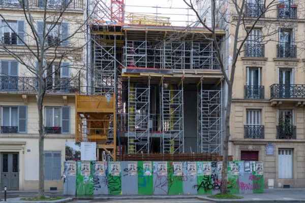 Paris, construction work