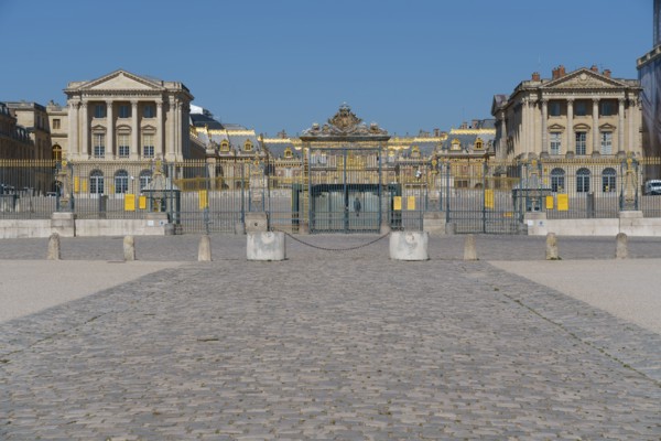 Le château de Versailles fermé à cause de l'épidémie de Covid-19