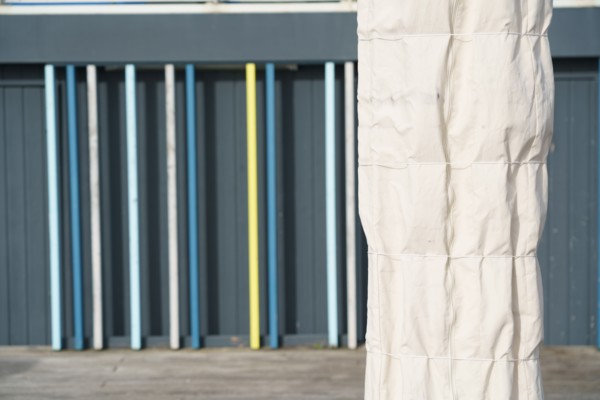 Saint-Nazaire, plage de Monsieur Hulot, boutique fermée