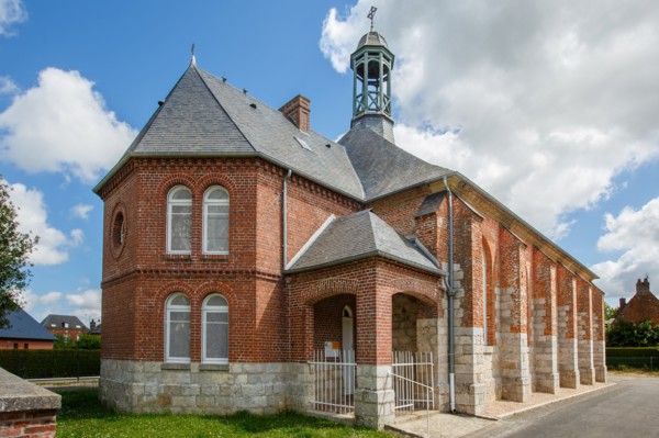 Protestant temple in Luneray
