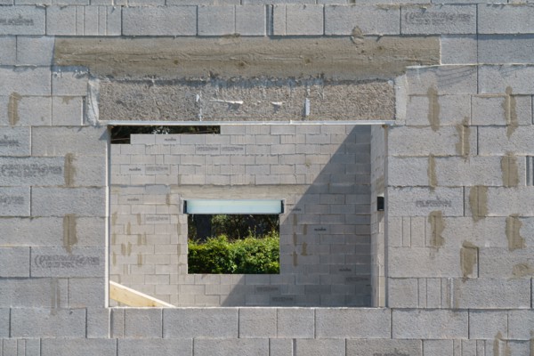 House under construction in Quiberville-sur-mer