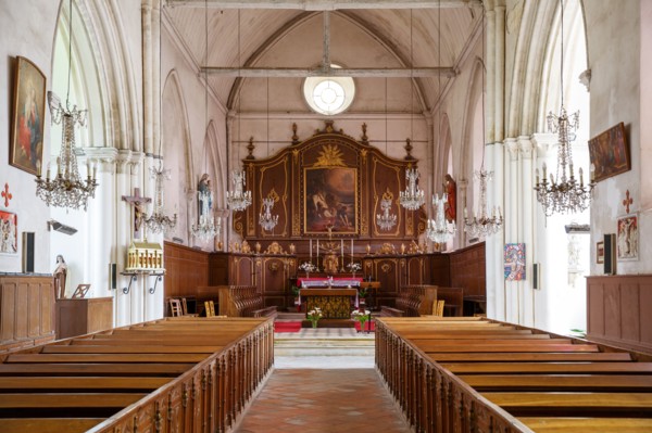 The church of Saint-Victor l'Abbaye