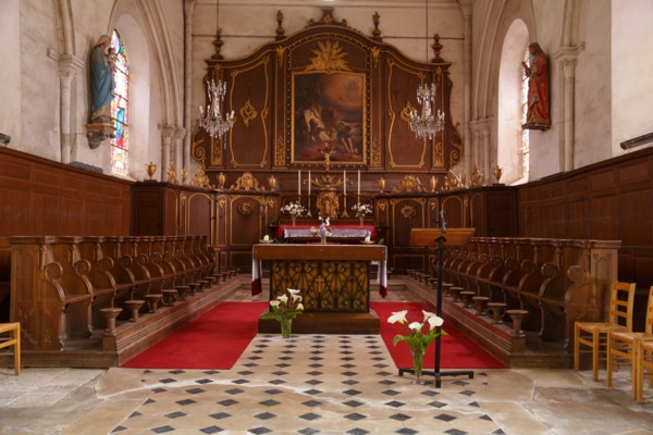 The church of Saint-Victor l'Abbaye