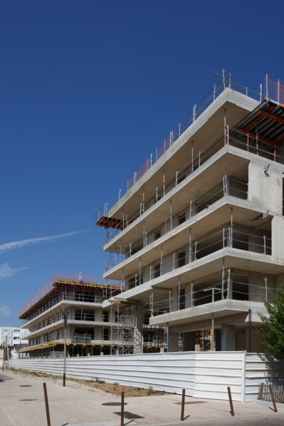 Construction site in Rueil-Malmaison