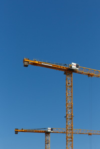 Construction cranes