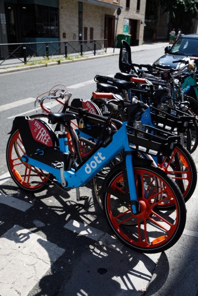 Vélos en libre service, Paris