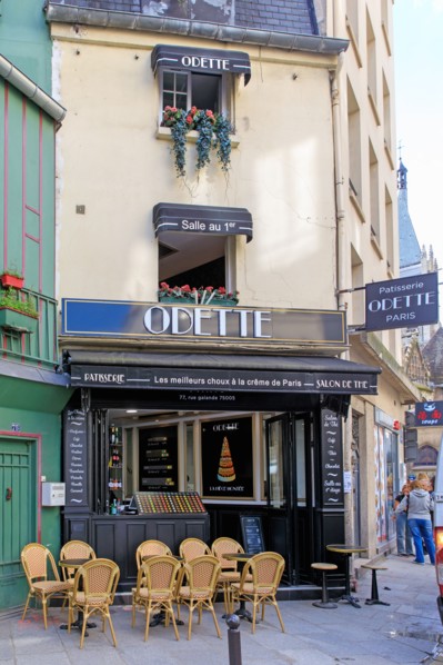 Paris, pâtisserie "Odette"