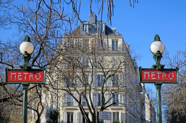 Paris, bouche de métro