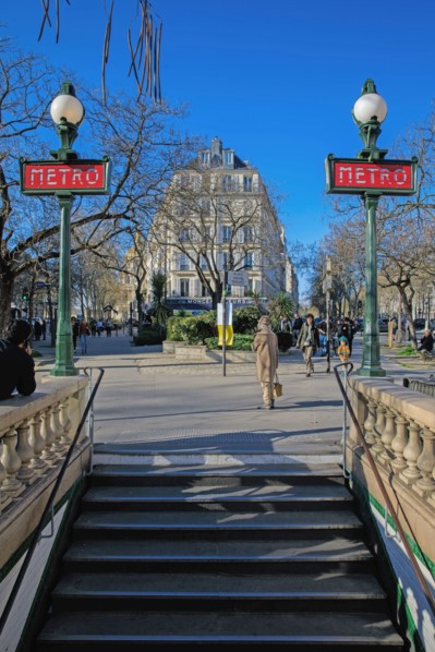 Paris, bouche de métro