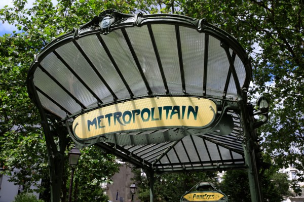 Paris, Abbesses metro exit/entrance