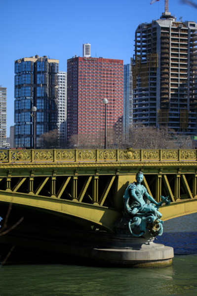 Paris, Pont Mirabeau et quartier Beaugrenelle