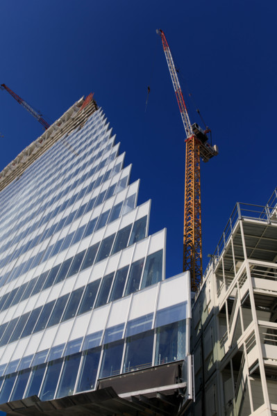 Paris, chantier de la Tour Triangle