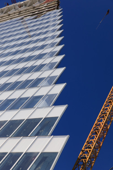 Paris, chantier de la Tour Triangle