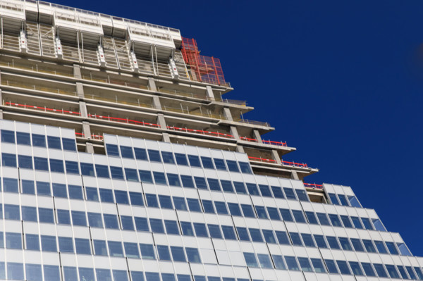 Paris, chantier de la Tour Triangle