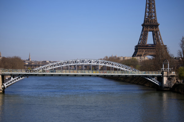 Paris, Pont Rouelle et Tour Eiffel
