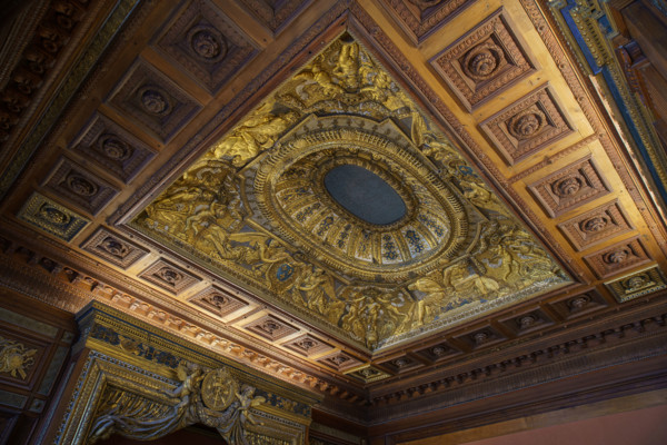 Paris, Louvre Museum, bedroom of King Louis XIV