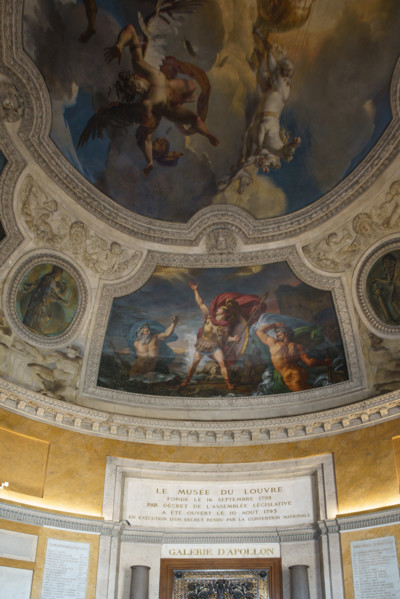 Paris, Louvre Museum, the Rotonde d'Apollon