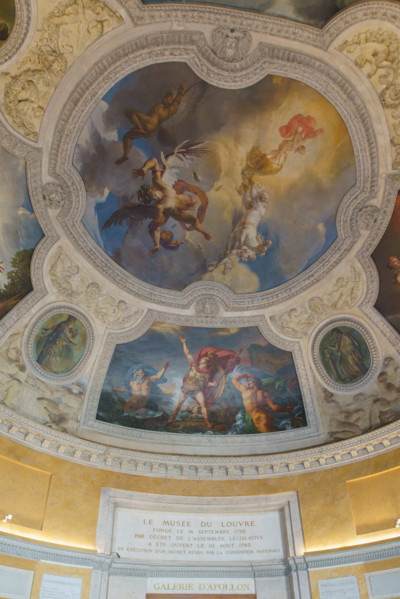Paris, Louvre Museum, the Rotonde d'Apollon