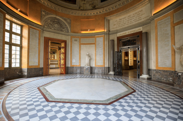 Paris, Louvre Museum, the Rotonde d'Apollon