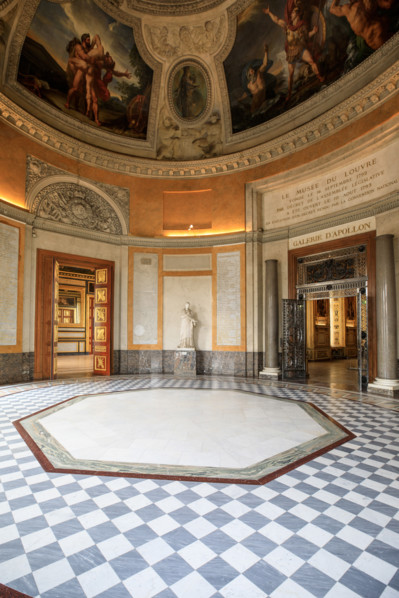 Paris, Louvre Museum, the Rotonde d'Apollon